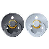 BIBS Natural Rubber Pacifier 2 Pack Size 1
