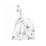 Copper Pearl Top Knot Hat / قبعة بعقدة علوية من اللؤلؤ النحاسي