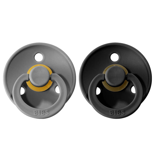 BIBS Natural Rubber Pacifier 2 Pack Size 1