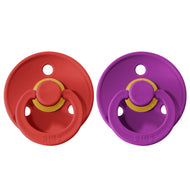 BIBS Natural Rubber Pacifier 2 Pack Size 1