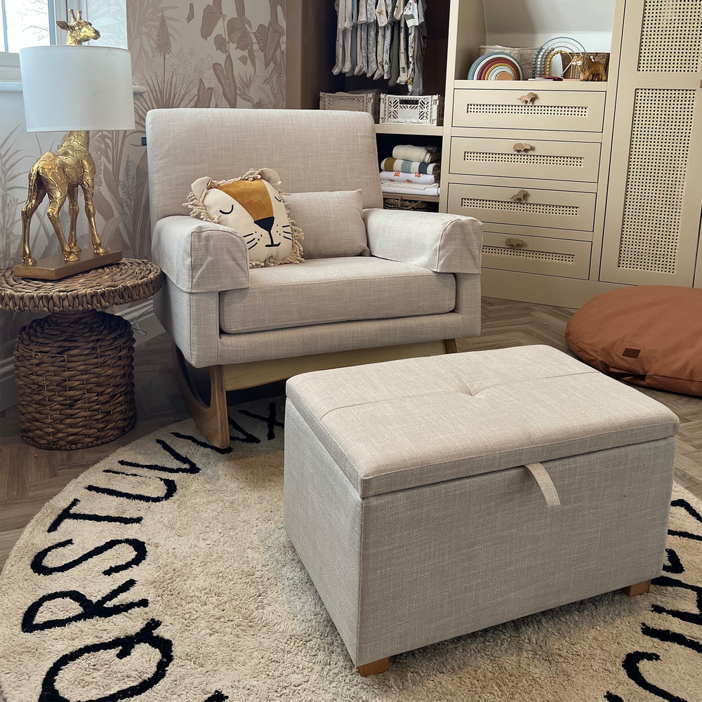 Gaia Chair and Footstool Bundle Oat — view 5