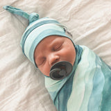 Copper Pearl Top Knot Hat / قبعة بعقدة علوية من اللؤلؤ النحاسي