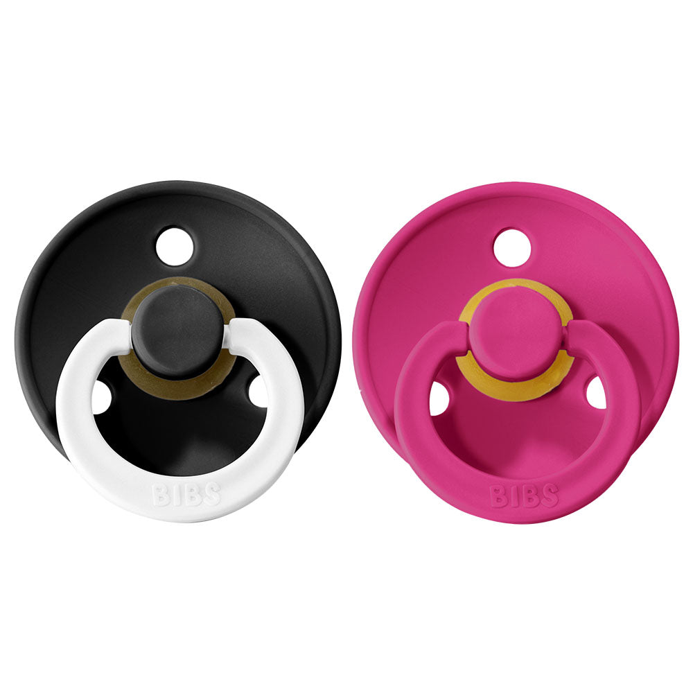 BIBS Natural Rubber Pacifier 2 Pack Size 1