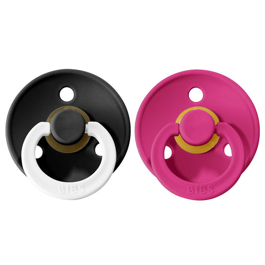BIBS Natural Rubber Pacifier 2 Pack Size 1