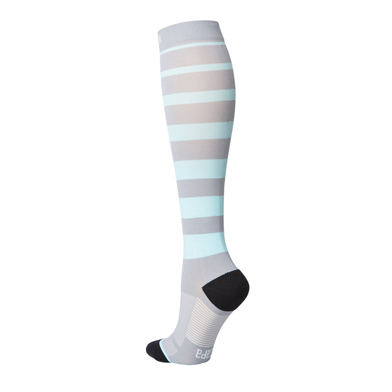 Body After Baby High Compression Socks Teal/Grey / جوارب بودي أفتر بيبي عالية الضغط باللون الأزرق المخضر/الرمادي