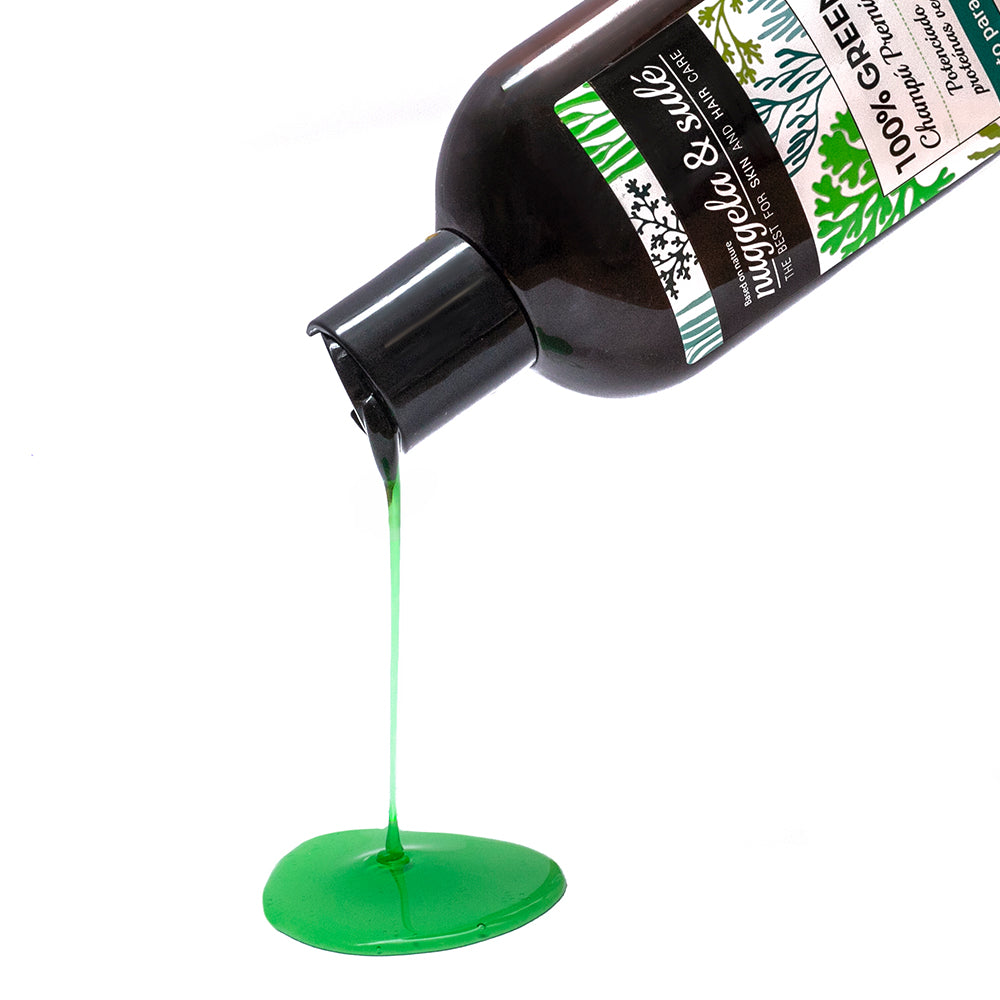 Nuggela & Sule  100% Green Shampoo 250 Ml - نوجيلا آند سول 100% شامبو أخضر 250 مل