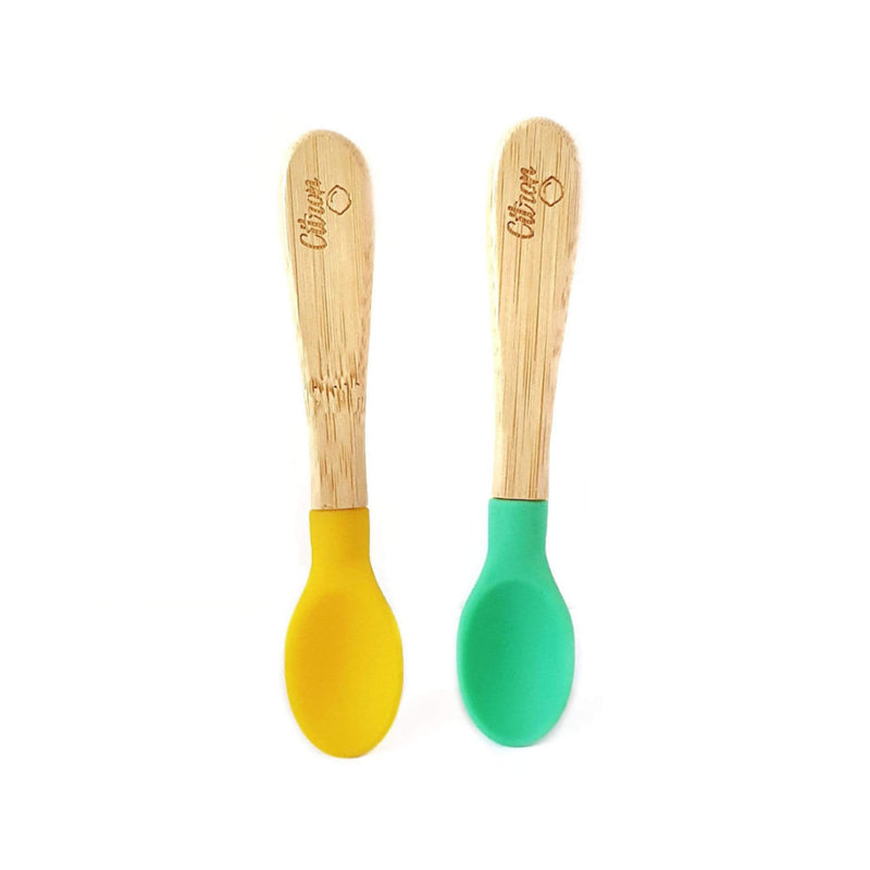 Citron Set of Bamboo Spoons