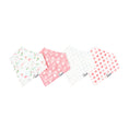 Load image into Gallery viewer, Copper Pearl Bandana Bibs 4 Pack / صدريات باندانا لؤلؤية نحاسية مكونة من 4 قطع
