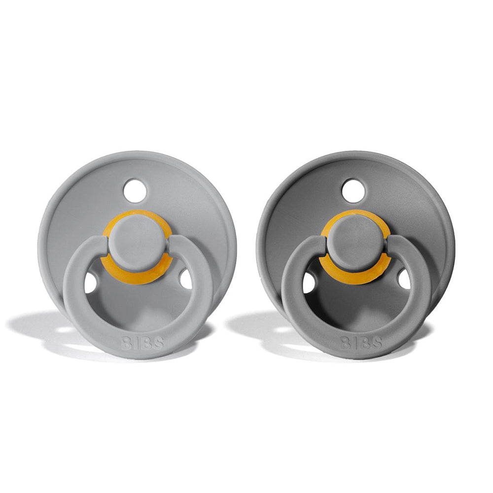 BIBS Natural Rubber Pacifier 2 Pack Size 1