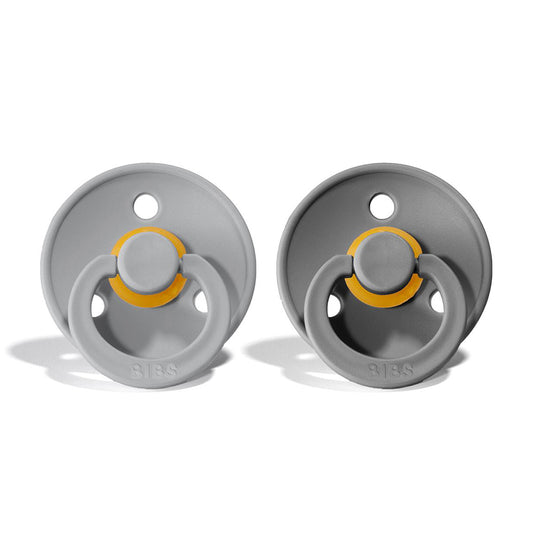 BIBS Natural Rubber Pacifier 2 Pack Size 1