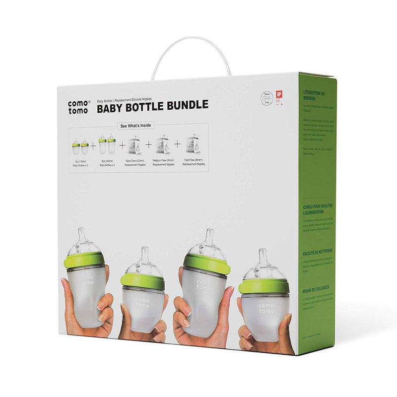 Comotomo Baby Bottle Bundle / مجموعة زجاجات الأطفال كوموتومو