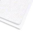 Load image into Gallery viewer, Snuz Twin Pack Sheets Cotbed | طقم ملاءات سرير سنوز المزدوجة
