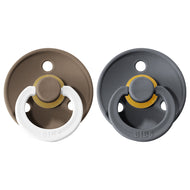 BIBS Natural Rubber Pacifier 2 Pack Size 1