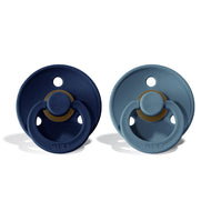 BIBS Natural Rubber Pacifier 2 Pack Size 1