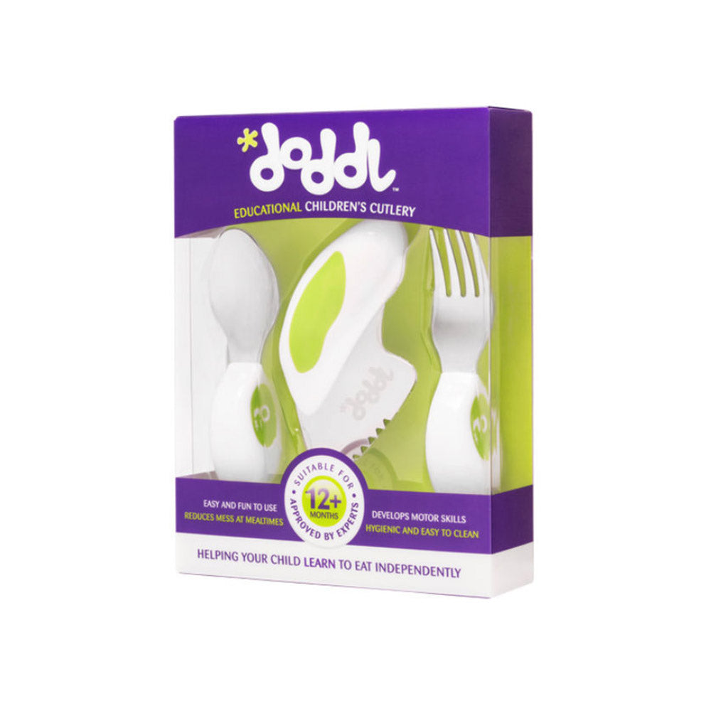 Doddl Cutlery Lime Green Set