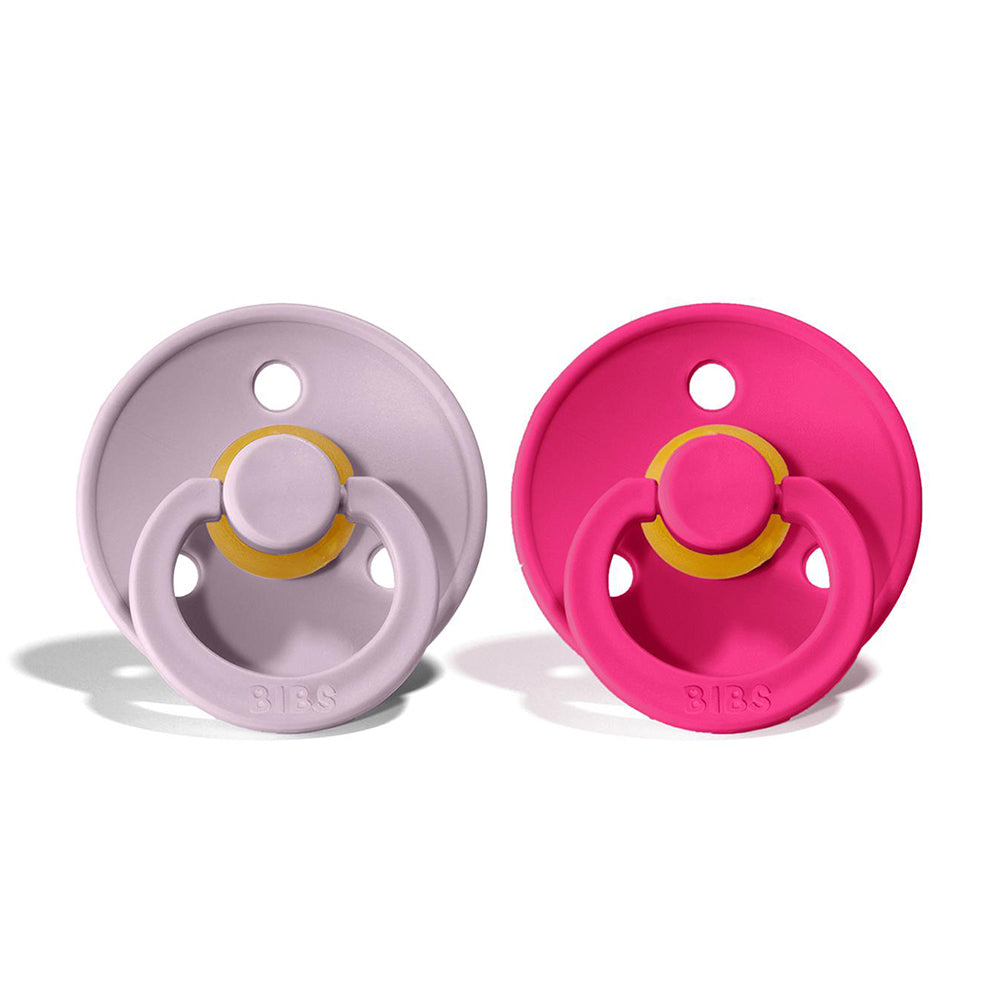 BIBS Natural Rubber Pacifier 2 Pack Size 1