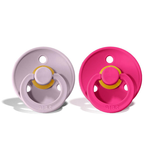 BIBS Natural Rubber Pacifier 2 Pack Size 1