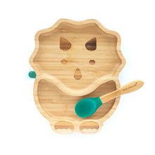Eco Rascals Bamboo Suction Plate — Dino