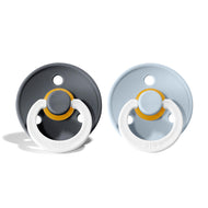 BIBS Natural Rubber Pacifier 2 Pack Size 1