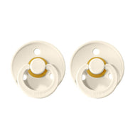 BIBS Natural Rubber Pacifier 2 Pack Size 1