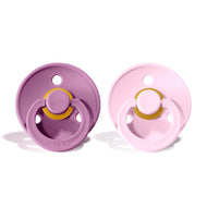 BIBS Natural Rubber Pacifier 2 Pack Size 1