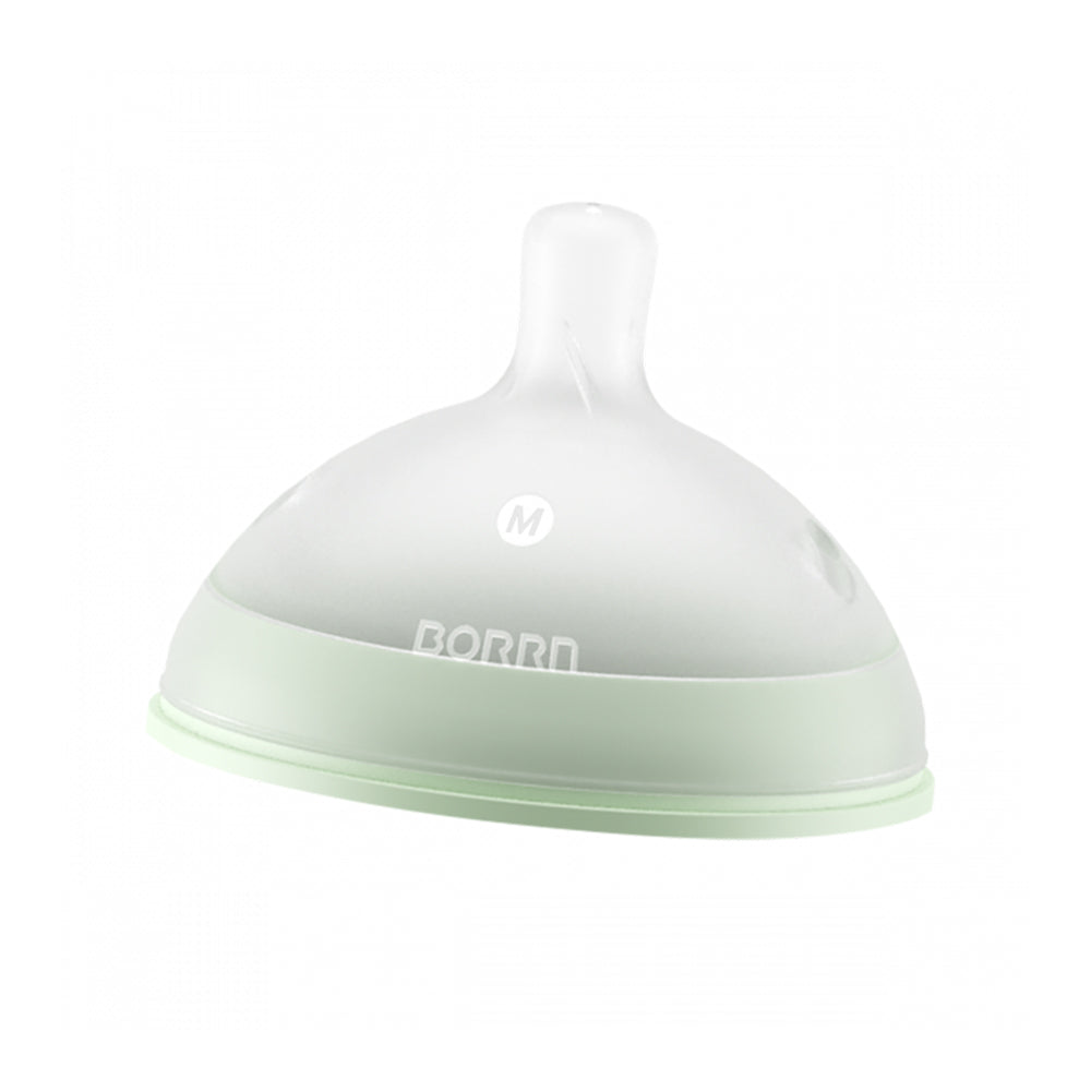 Borrn Silicone Teat Green / حلمة بورن سيليكون باللون الأخضر