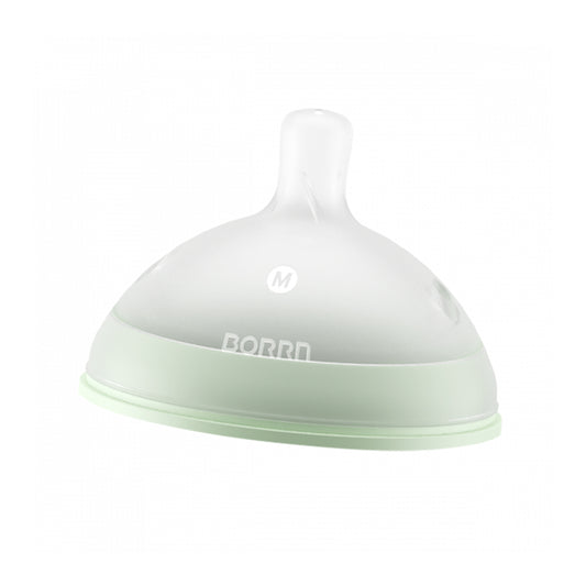 Borrn Silicone Teat Green / حلمة بورن سيليكون باللون الأخضر