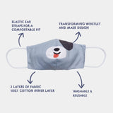 Cubcoats Mask Buddies (3-Pack) PIMM-KALI-FLYNN /Cubecoats قناع الأصدقاء3 عبواتبيم-كالي-فلين