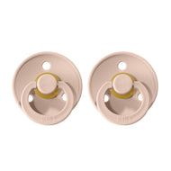 BIBS Natural Rubber Pacifier 2 Pack Size 1
