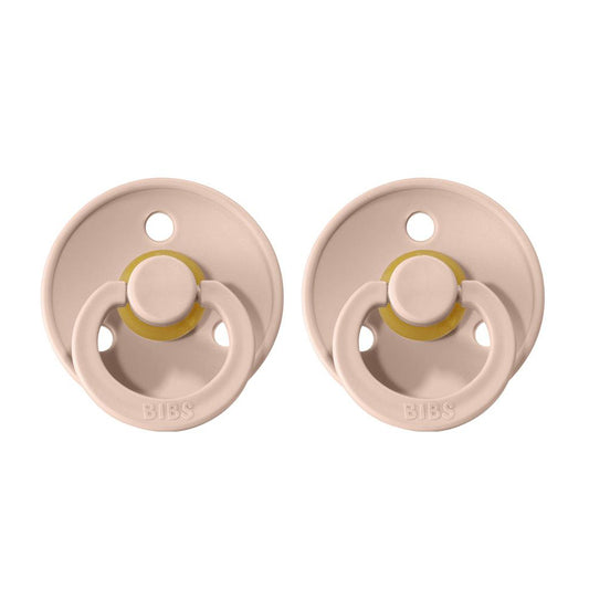 BIBS Natural Rubber Pacifier 2 Pack Size 1