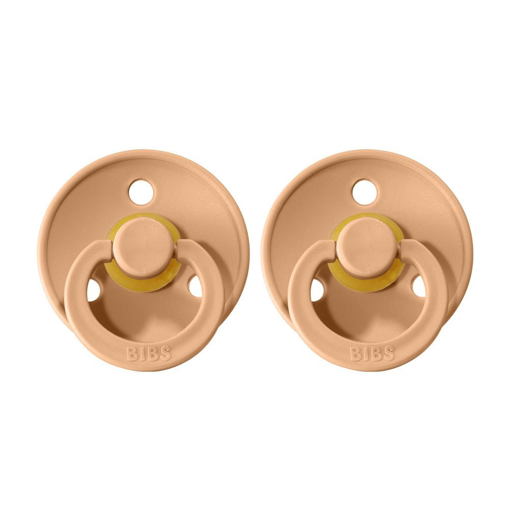 BIBS Natural Rubber Pacifier 2 Pack Size 1