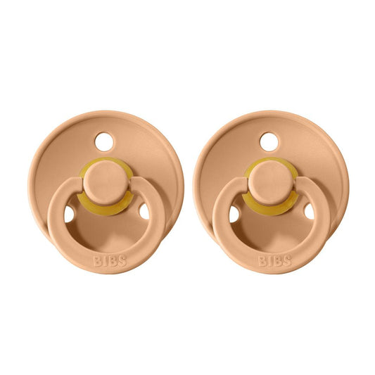 BIBS Natural Rubber Pacifier 2 Pack Size 1