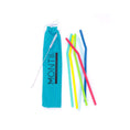 Load image into Gallery viewer, MontiiCo Blue Silicone Straw Set /  مجموعة شفاطات السيليكون الزرقاء من مونتيكو
