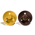 Load image into Gallery viewer, BIBS Natural Rubber Pacifier 2 Pack Size 1
