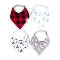 Load image into Gallery viewer, Copper Pearl Bandana Bibs 4 Pack / صدريات باندانا لؤلؤية نحاسية مكونة من 4 قطع
