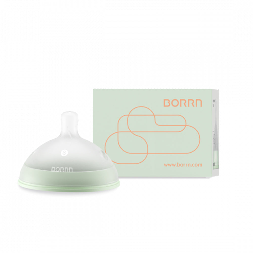 Borrn Silicone Teat Green / حلمة بورن سيليكون باللون الأخضر