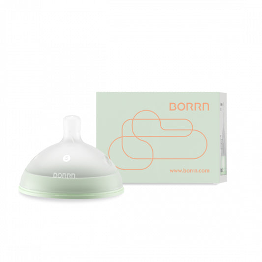 Borrn Silicone Teat Green / حلمة بورن سيليكون باللون الأخضر