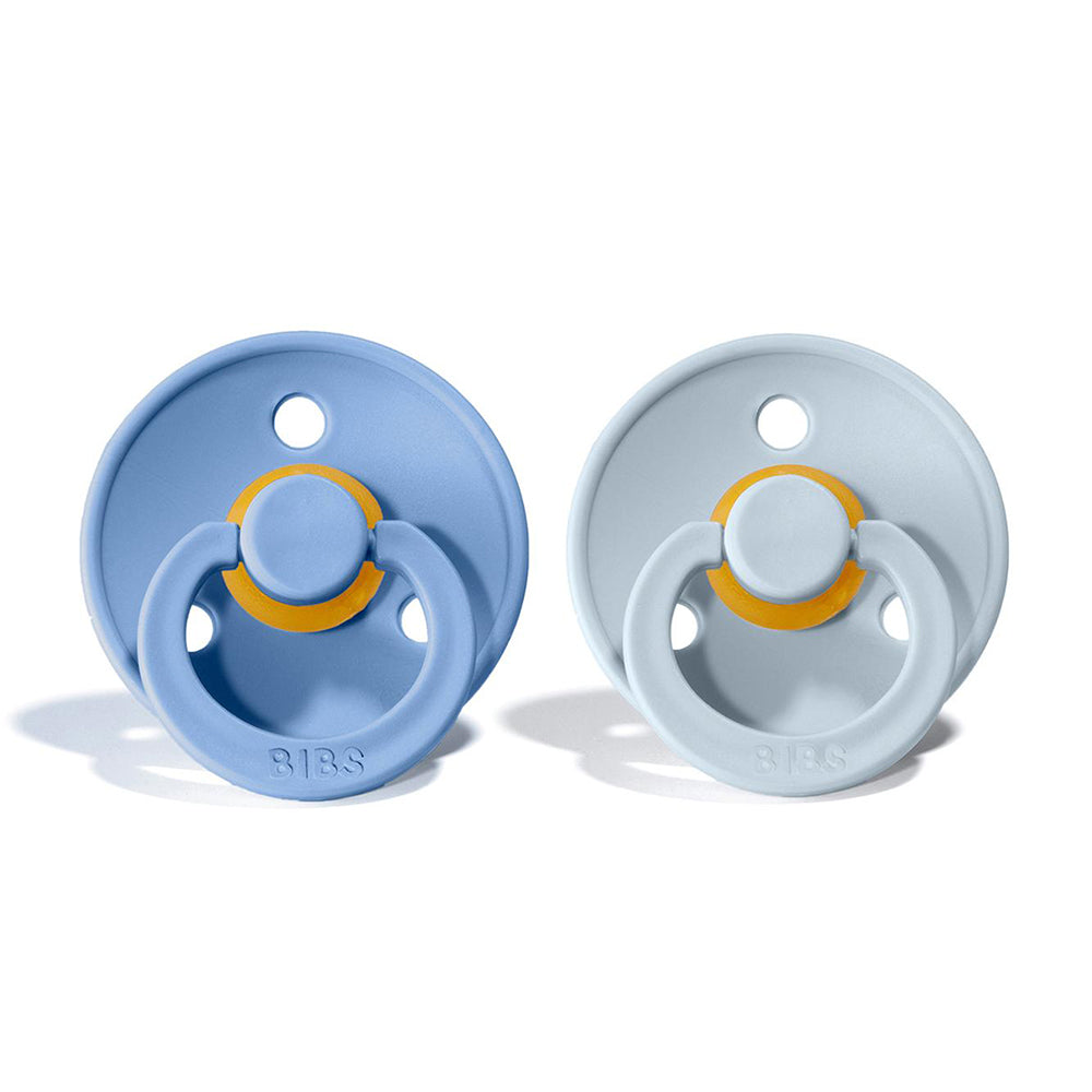 BIBS Natural Rubber Pacifier 2 Pack Size 1