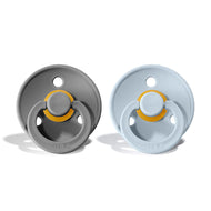 BIBS Natural Rubber Pacifier 2 Pack Size 1