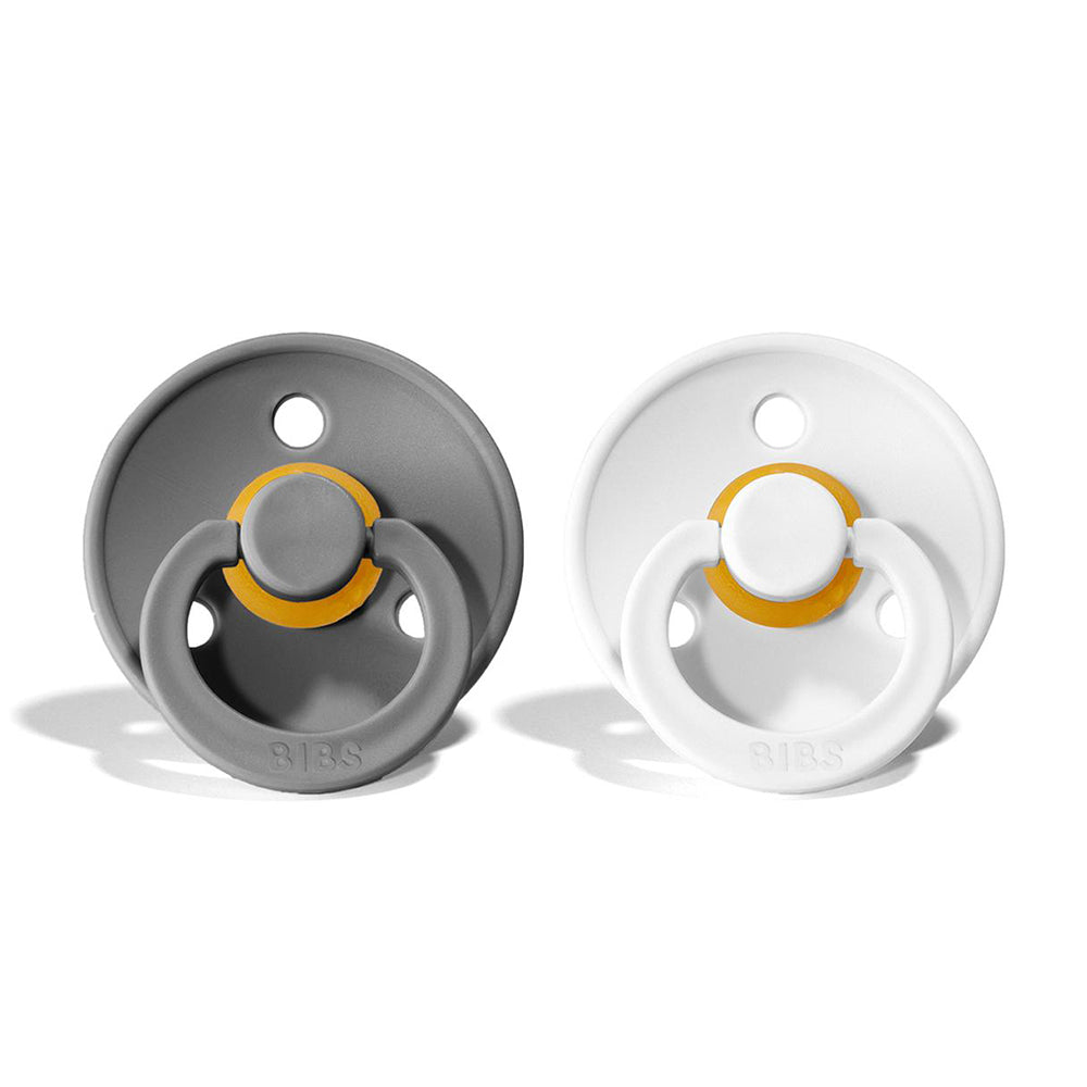 BIBS Natural Rubber Pacifier 2 Pack Size 1
