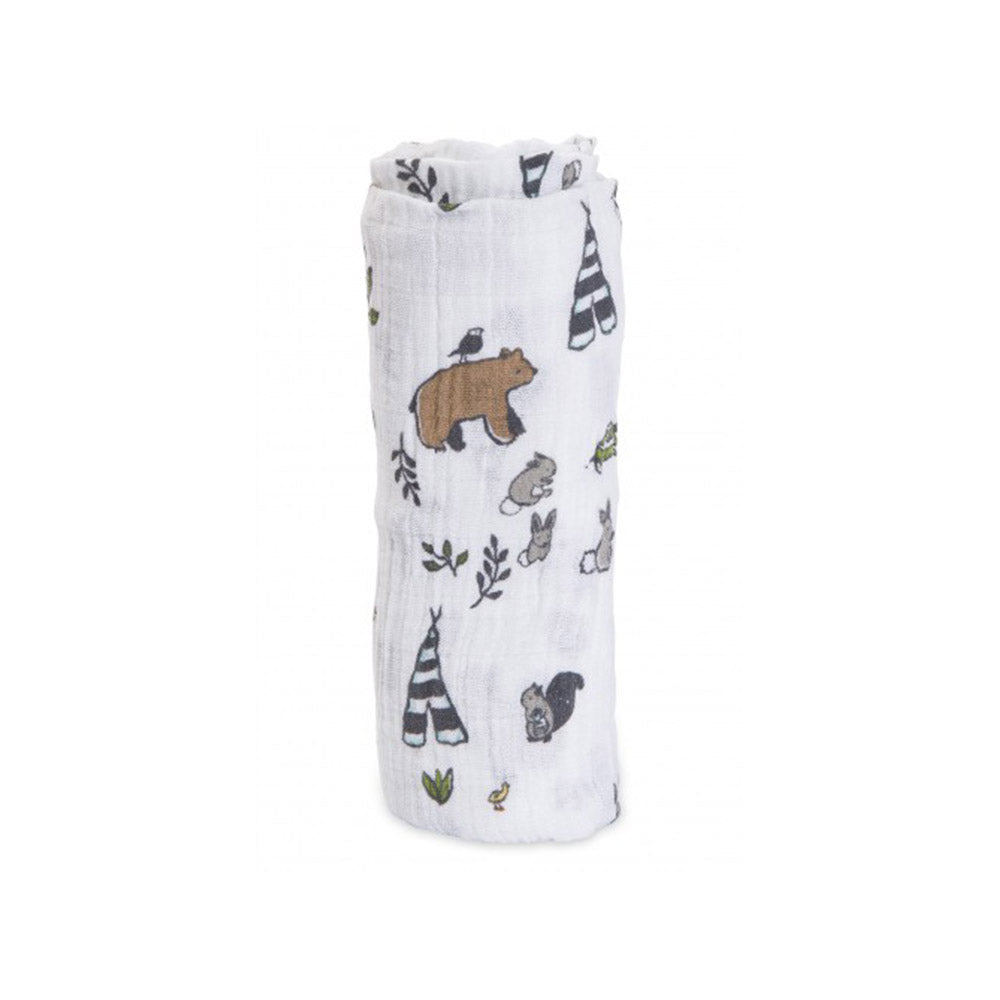 Little Unicorn Cotton Muslin Swaddle Single /  قماط قطن موسلين ليتل يونيكورن فردي