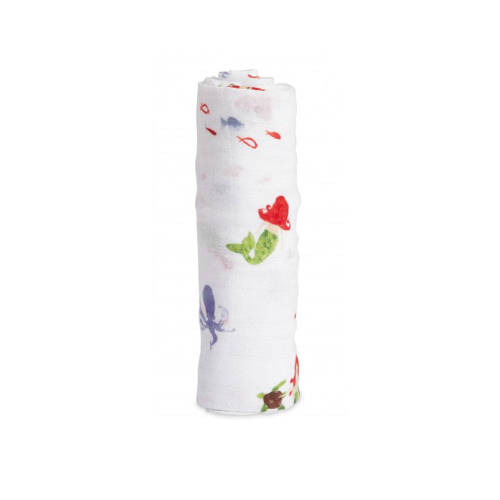 Little Unicorn Cotton Muslin Swaddle Single — view 2