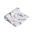 Load image into Gallery viewer, Little Unicorn Cotton Muslin Swaddle Single /  قماط قطن موسلين ليتل يونيكورن فردي
