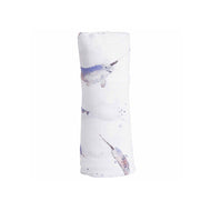 Little Unicorn Cotton Muslin Swaddle Single /  قماط قطن موسلين ليتل يونيكورن فردي