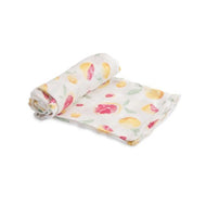 Little Unicorn Deluxe Muslin Swaddle Single /  قماط موسلين فاخر من ليتل يونيكورن