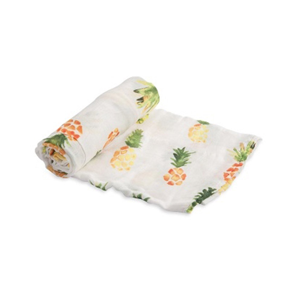 Little Unicorn Deluxe Muslin Swaddle Single /  قماط موسلين فاخر من ليتل يونيكورن