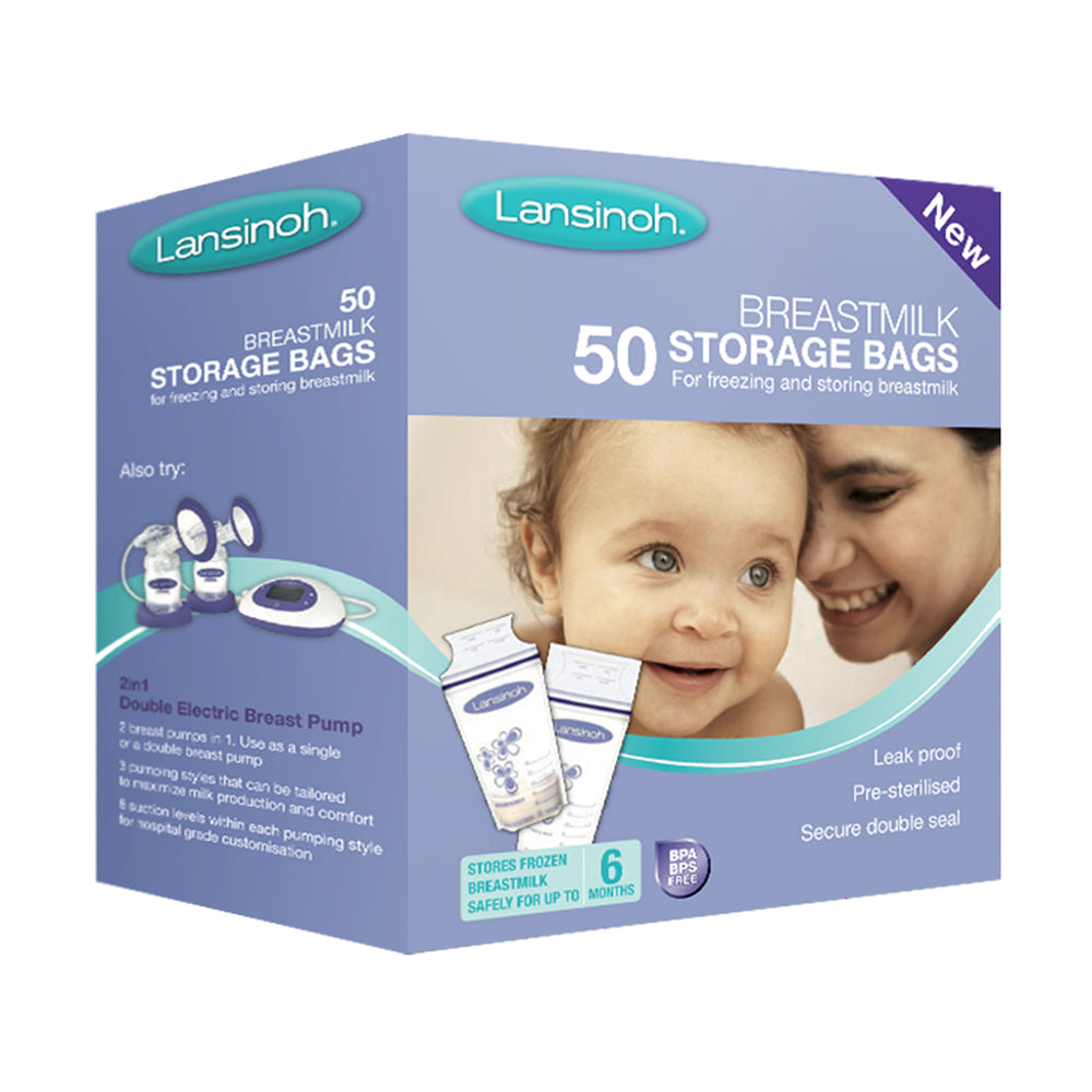Lansinoh Breast Milk Storage Bags 50 Pcs — view 2
