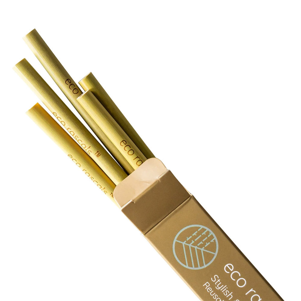 Eco Rascals Pack of 5 bamboo straws — view 5