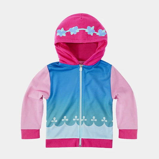 Cub Coats Hoodie- Poppy Troll / شبل معاطف هودييالخشخاش القزم