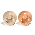 Load image into Gallery viewer, BIBS Natural Rubber Pacifier 2 Pack Size 1
